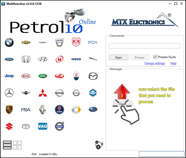 MTX Electronics Petrol10 Multi Function Software